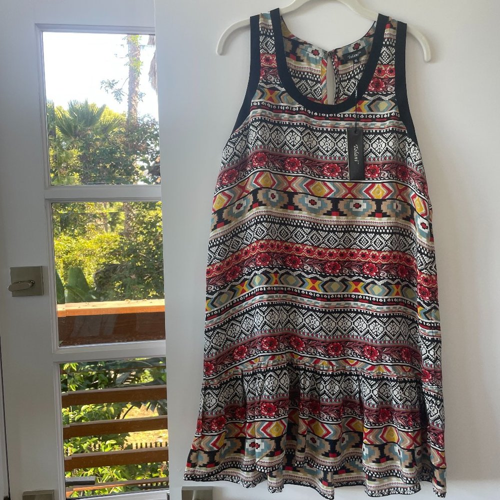 Tolani Jolie Dress in Native Print, NWT, Size‎ XL